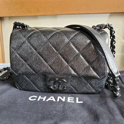 chanel so black mini square|Chanel mini square price.